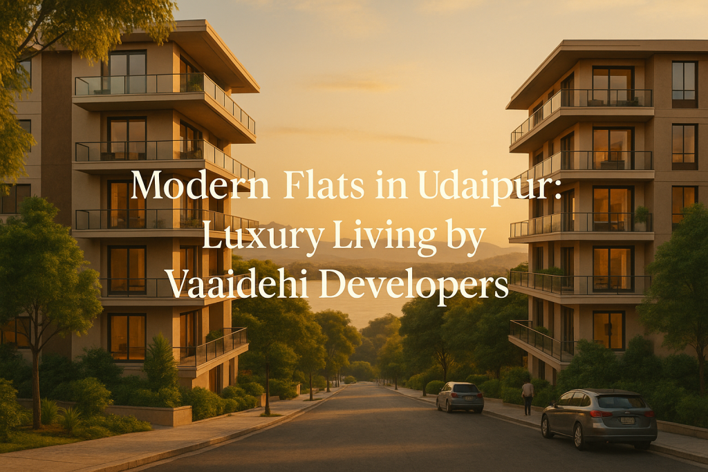 Modern Flats in Udaipur: Luxury Living by Vaaidehi Developers